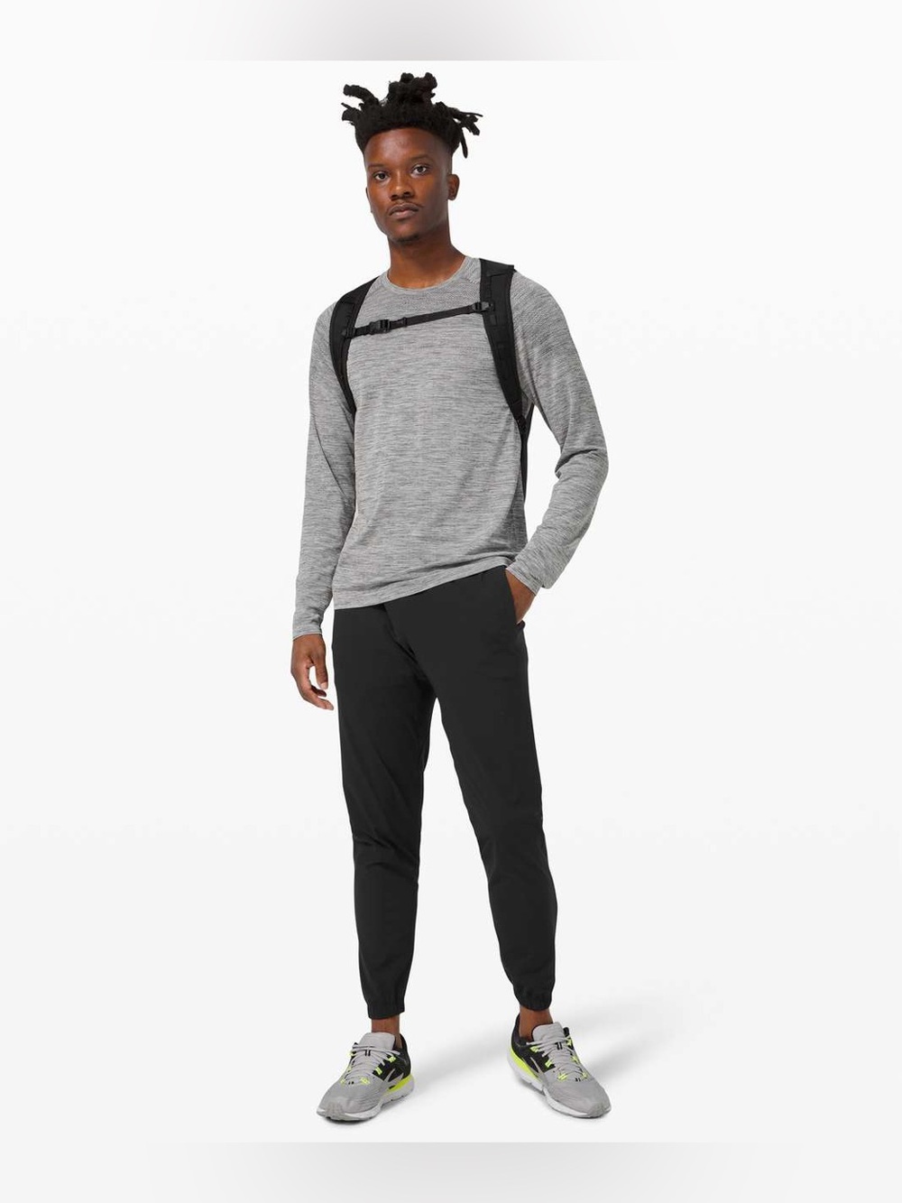 Lululemon surge jogger running black technical XL water repellent casual stretch